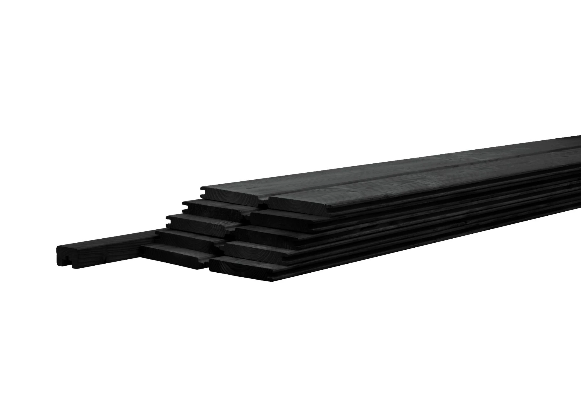 Douglas Blokhutprofielscherm Zwart Geïmpregneerd 185 x 224 cm - Afbeelding 1